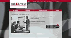 Desktop Screenshot of bdr-invest.fr
